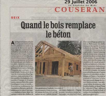 maison en bois massif