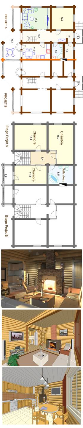 plan de la maison